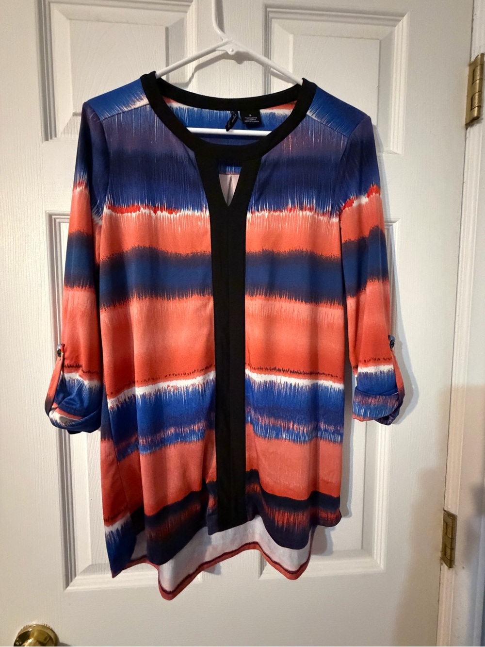 Women’s New Directions Colorful Tunic Blouse Size Small